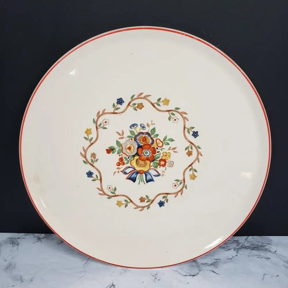 1940's Universal Cambridge Ovenware Serving Plate Vintage - Picture 6 of 6